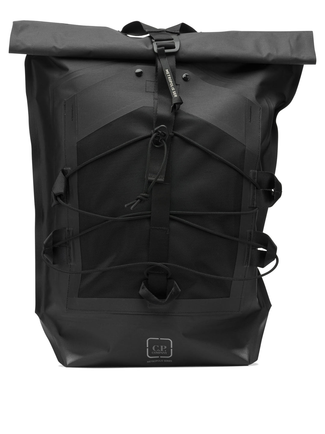 C.P. Company Metropolis Rubber Reps Mixed Zaini e Valigie - Nero | f6619f9420b1c6e73375262383d58aef06ef29a5