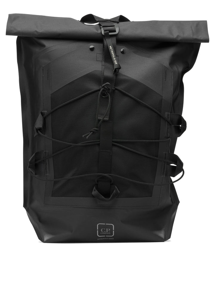 C.P. Company Metropolis Rubber Reps Mixed Zaini e Valigie - Nero | f6619f9420b1c6e73375262383d58aef06ef29a5