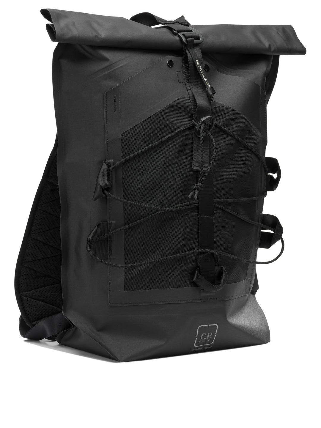 C.P. Company Metropolis Rubber Reps Mixed Zaini e Valigie - Nero | 94135967000eef0b4ccfd77574fe6c0bff201ab8