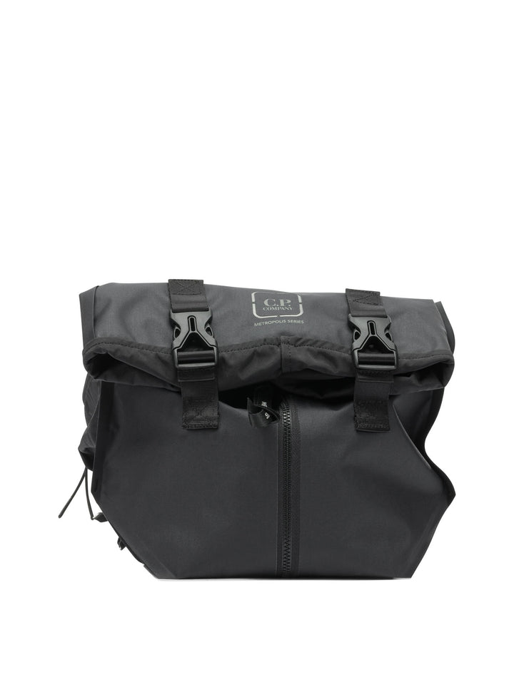 C.P. Company Metropolis Rubber Reps Mixed Transformable Zaini e Valigie - Nero | ba4f9962f8f5150bf005cf0562231e5517031378