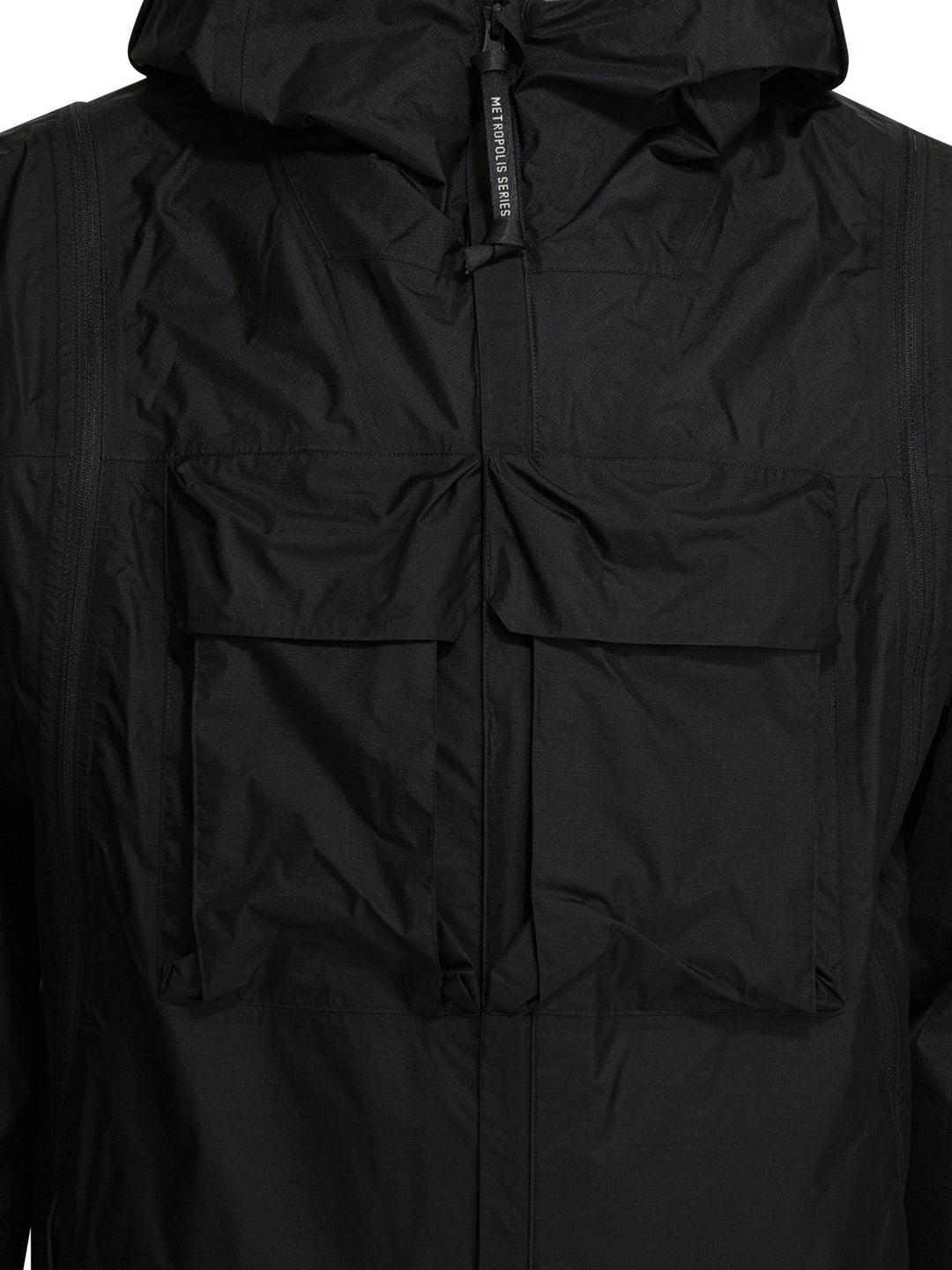 C.P. Company Metropolis Transformable Jackets and Coats - Nero | 5852ada6571094adbfa06e7d189c2e5660aaeb82