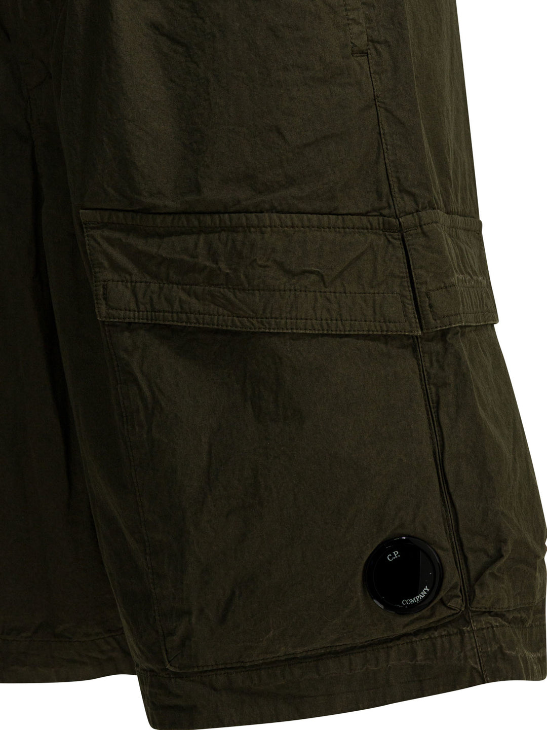 C.P. Company Micro-Reps Shorts - Verde | 4890db50d813a99004aaa495b0d3cc312849afd3