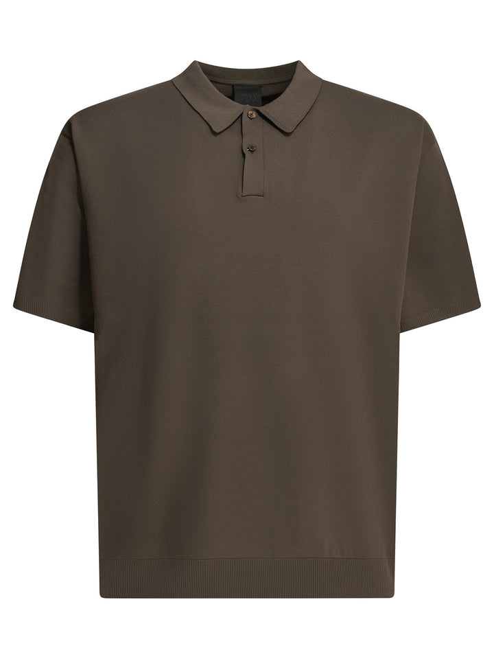 Daiwa Pier 39 Tech Knit Polo shirts - Marrone | 9f524cbdcba314ebd86fbb86cb2cb79d4a136da4