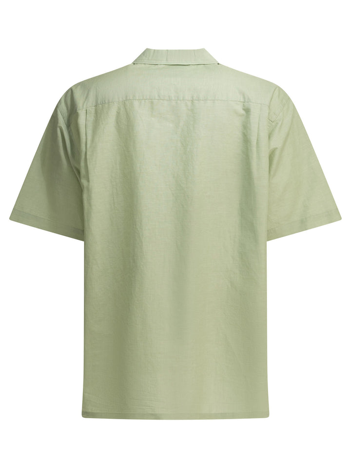 Danton Casual Cotton Linen Shirt Shirts - Verde | 0e883222d04b7d3298bbe870c1d9b454f7d9234d