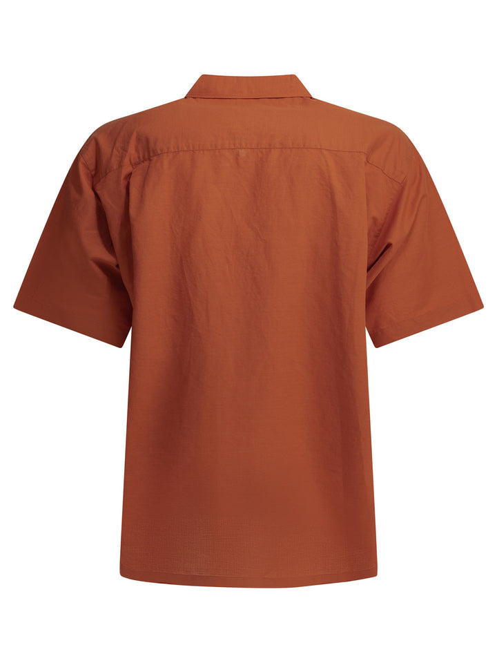 Danton Casual Cotton Linen Shirt Shirts - Arancione | ce30a4e9fecd781e1a72b3012121886c30cd782b