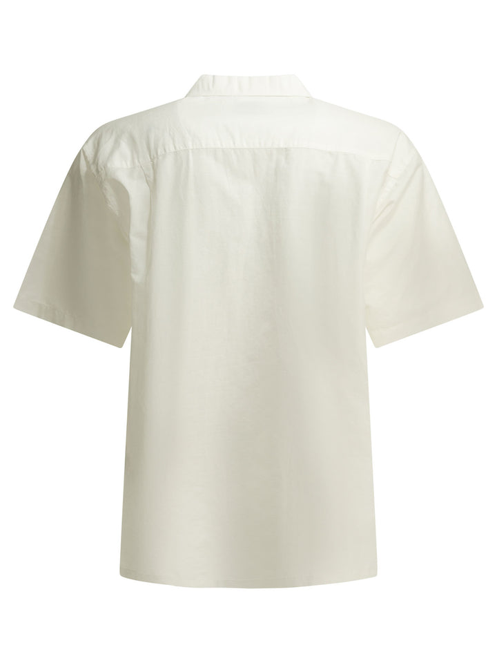 Danton Casual Cotton Linen Shirt Shirts - Bianco | 306764e36dc1450beea2b1b34a53b6859db2aafe