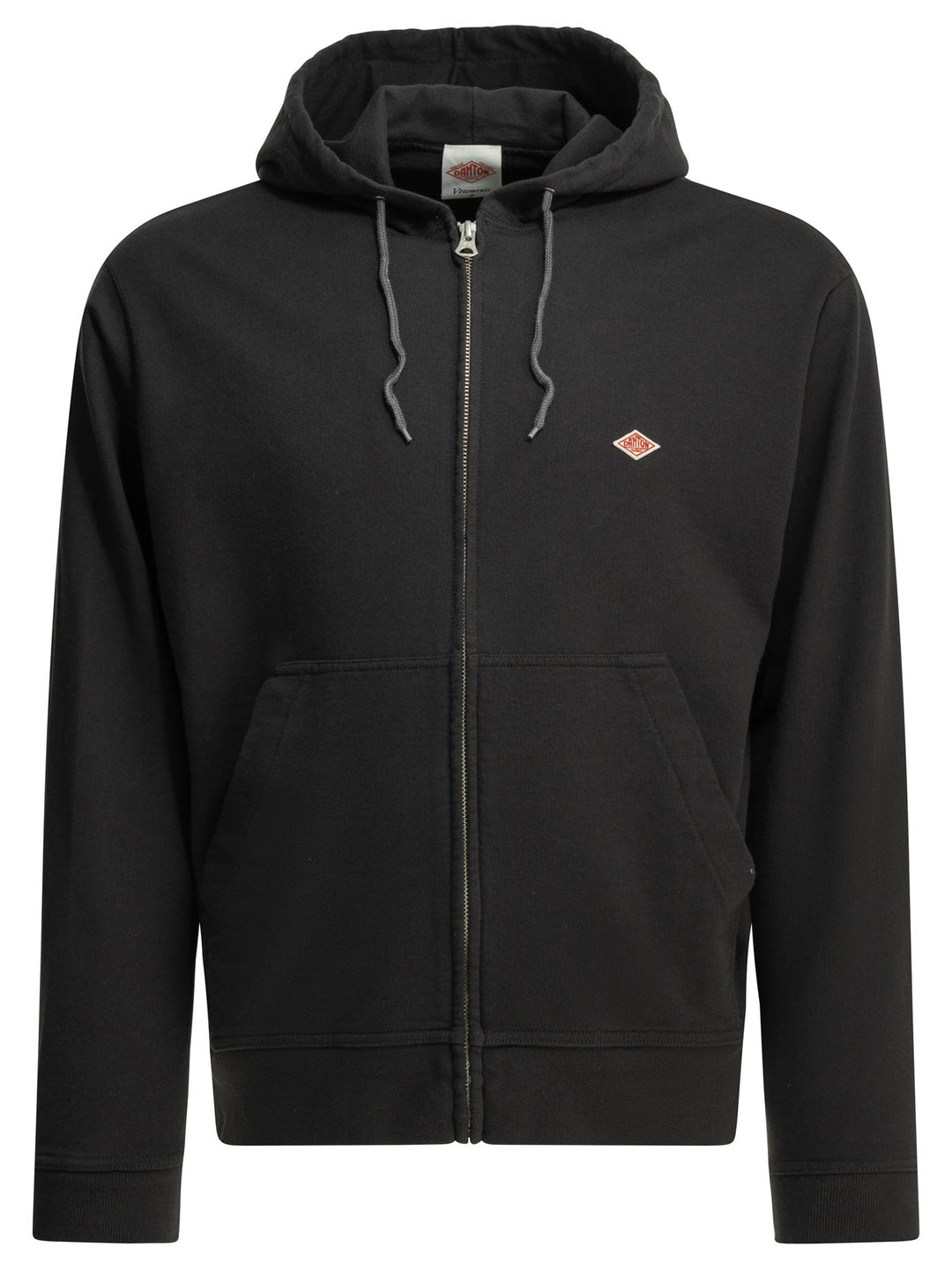 Danton Zipper Hoodie Sweatshirts - Nero | 28c37470f082566875f11727d223c8dc7e9d0804