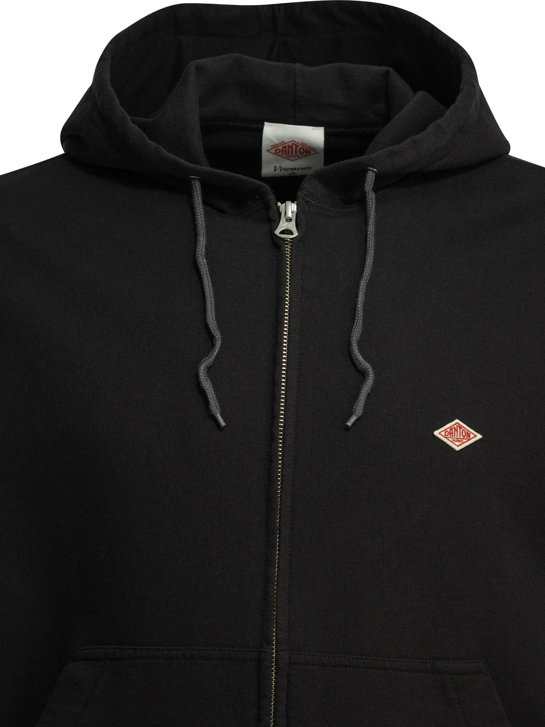 Danton Zipper Hoodie Sweatshirts - Nero | 5efbaed00cbcd4f746d0265666b610a12302ec57