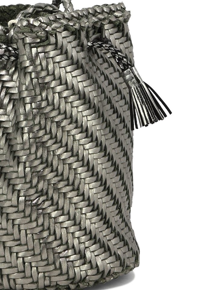 Dragon Diffusion Pompom Double Jump Borse a Tracolla - Silver | 2b3c6573e39ef7ca17cdf5ba274f86d3b255367a