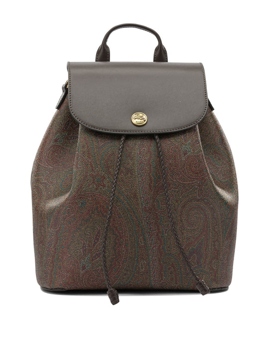 Etro Essential Zaini E Valigie Marrone