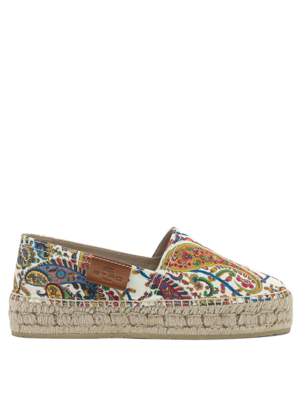 Cotton Espadrilles Bianco