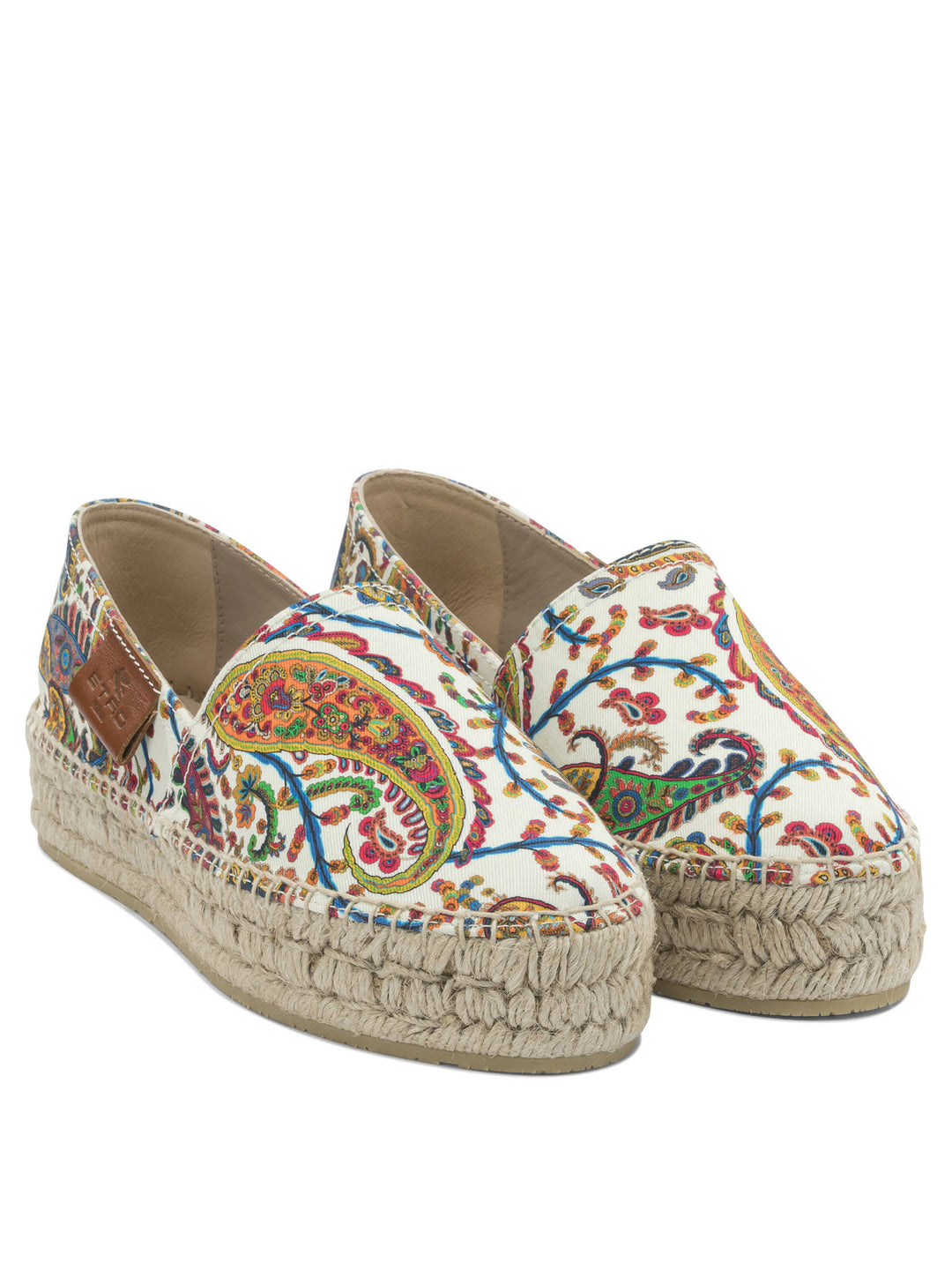 Etro Cotton Espadrilles - Bianco | 19545ad1c665069cebbb39b88613d1e6915fa08b