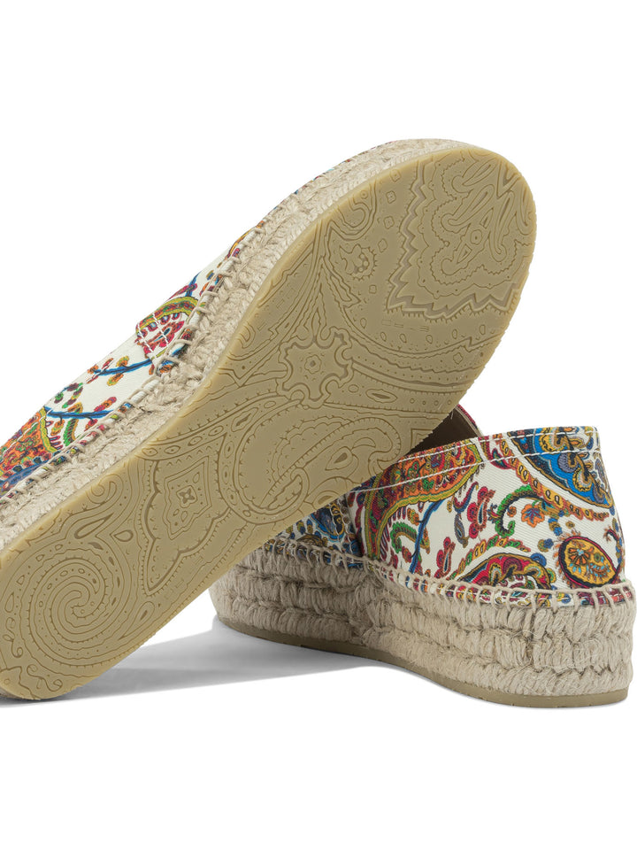 Etro Cotton Espadrilles - Bianco | a56047d74f467fcfe11b93d54b453f4efb712827