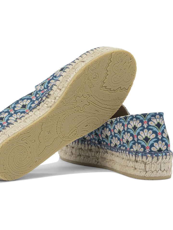 Etro Cotton Espadrilles - Blu | 6f9ab1a53c36757e8c5aa45a7e242edb4c868f89