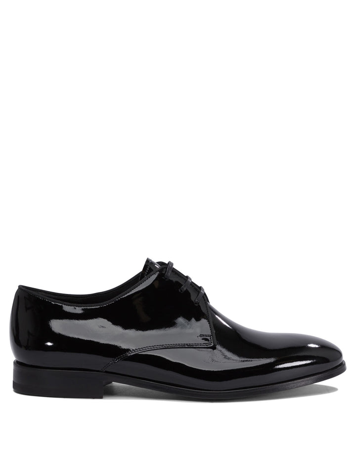 Fabi Patent Leather Oxford Lace-Up shoes - Nero | a8a3d47c99c853ebcab6eedecf119cbff363aa44