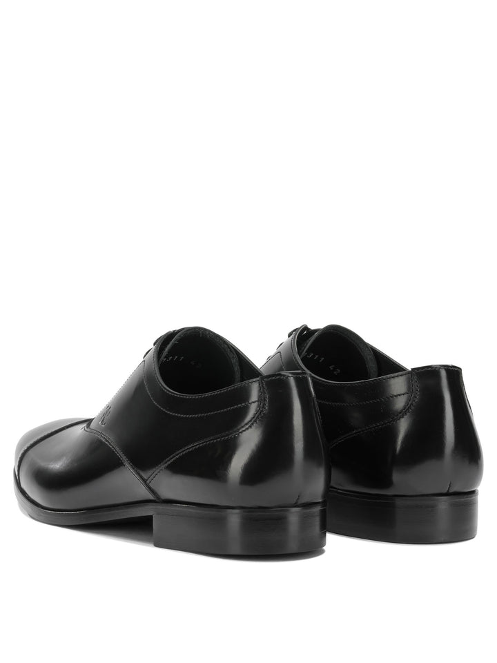 Fabi Leather Brogues Lace-Up shoes - Nero | bba8b3c27eaa757697ecd1833e01161f5884eb83