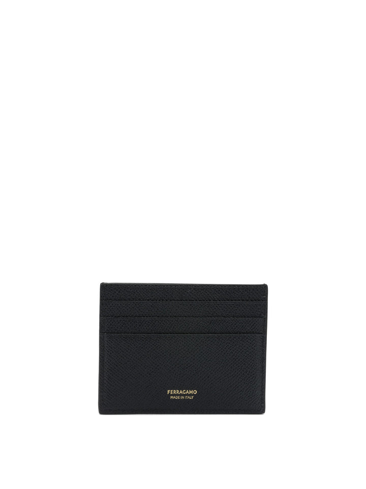 Ferragamo Gancini Cards Holder Wallets & Card holders - Nero | 09708afe2031adffb7bedb6ced5cd4c38dc063c9