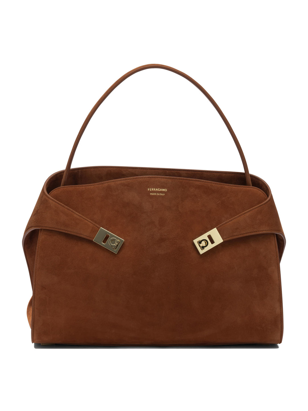 Ferragamo Hug Borse a Spalla e Tracolla - Marrone | 77cecefe2ef6aef189ebbe7c93c7bb75dd3ca04a