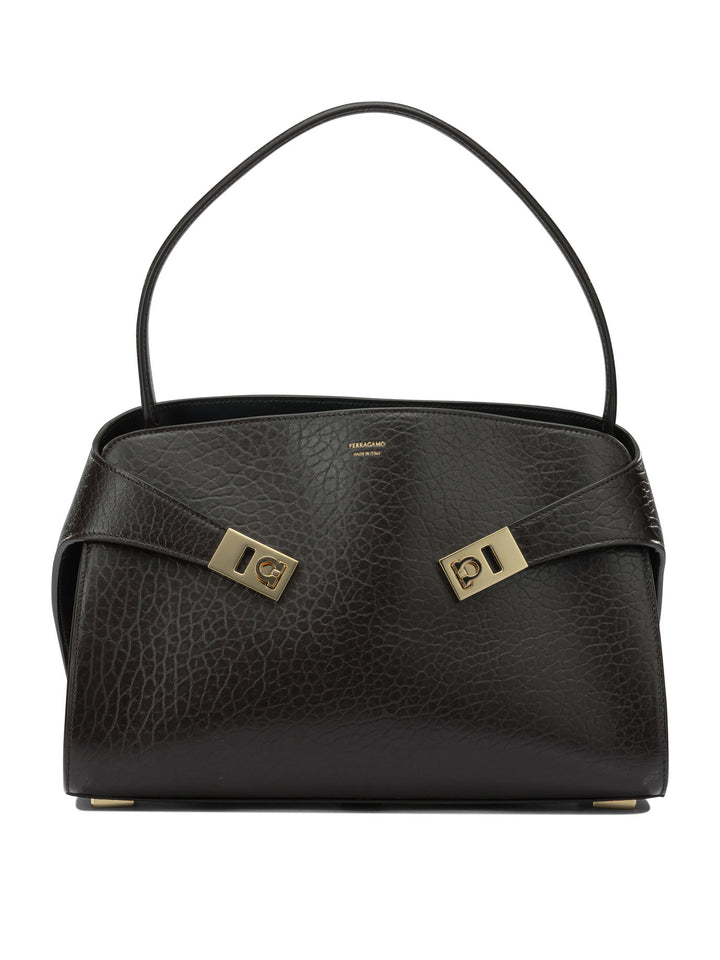 Ferragamo Hug Handbags - Marrone | 2d1bf4aa0896a34323a82a3d8832517f4b933812