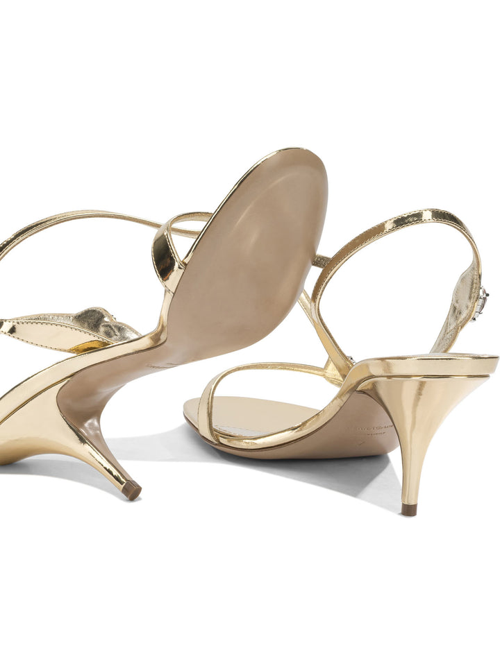 Ferragamo 70mm Heeled Sandali - Oro | 46f0259b078b46fa7d0be9a4a555bb132044401e