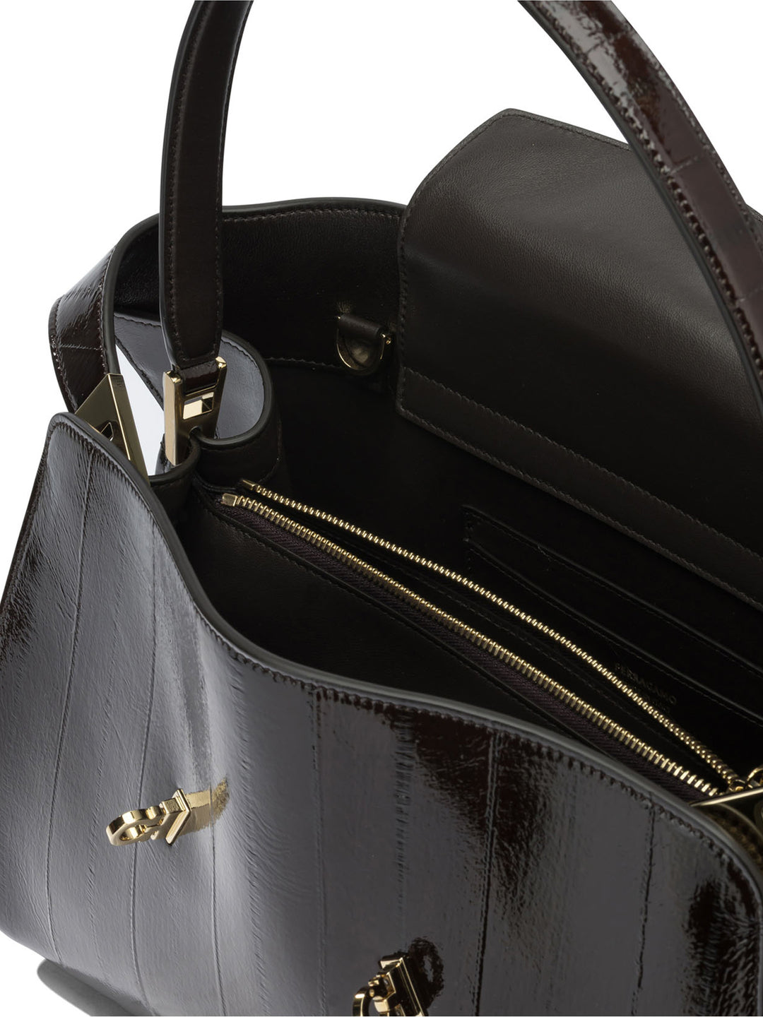 Ferragamo Hug Borse a Spalla e Tracolla - Marrone | f623a196f50eb12e05ba3e22a42a5137b384befc