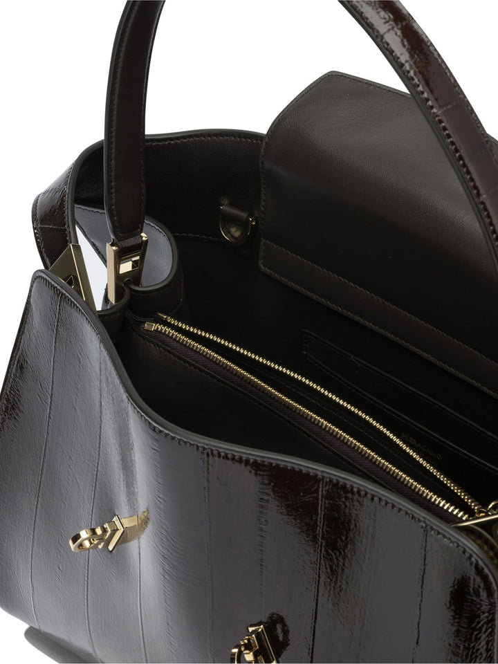 Ferragamo Hug Borse a Spalla e Tracolla - Marrone | f623a196f50eb12e05ba3e22a42a5137b384befc