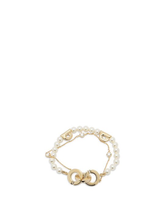 Double Strand Bracelet With Pearls Jewels Oro