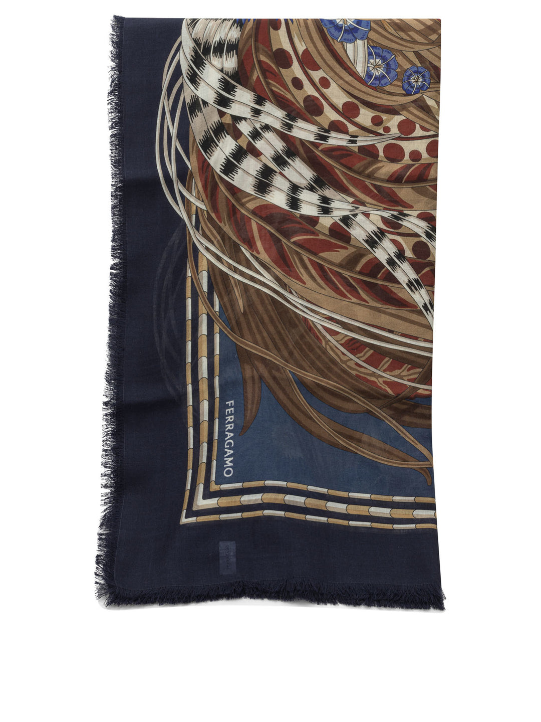 Ferragamo Rooster Sciarpe & Foulard - Bianco | 59b1f557bc520b9a2a20b4de85ca045684dd9be7