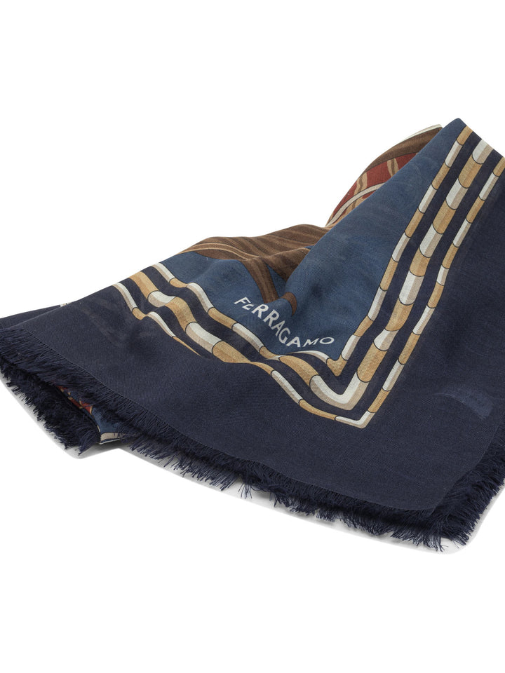 Ferragamo Rooster Sciarpe & Foulard - Bianco | bafe794fb91efc4b11ca58f4cfa9c16078a6358c