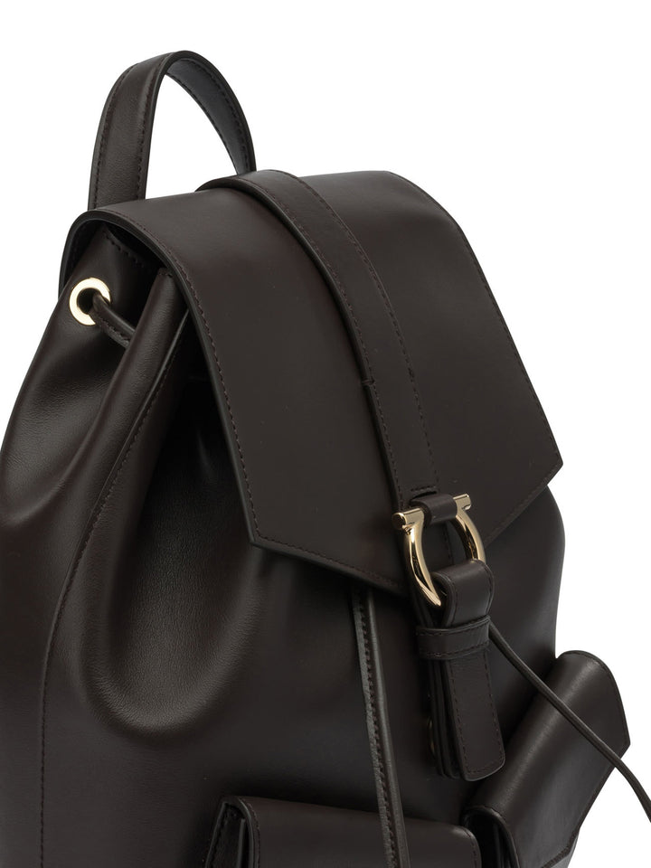 Ferragamo Casual Leather Backpack Zaini e Valigie - Marrone | ec79c4b7f95e8a246825d8dd853a263b6a6f2c89