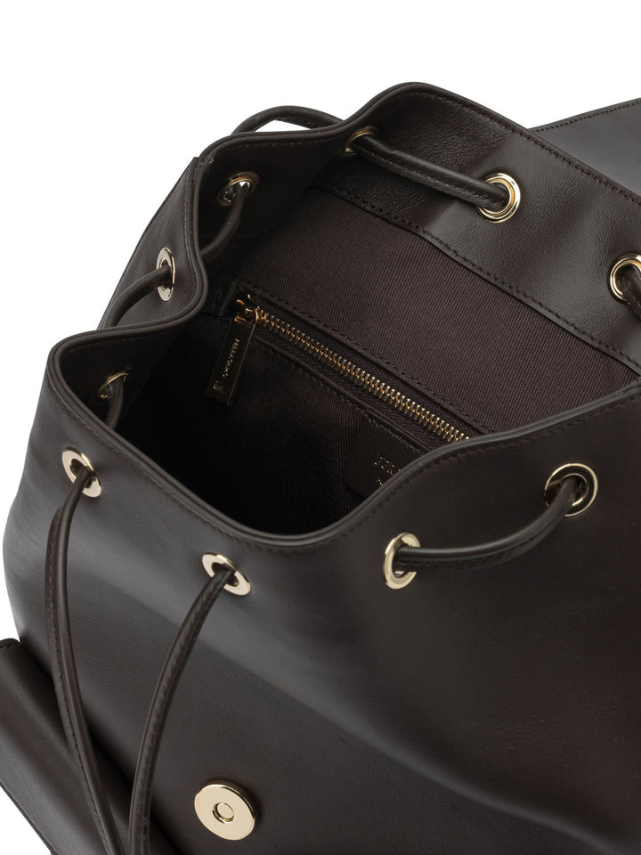 Ferragamo Casual Leather Backpack Zaini e Valigie - Marrone | 17f07dcbed6879320ee3379cdba742e16f2a0dc3