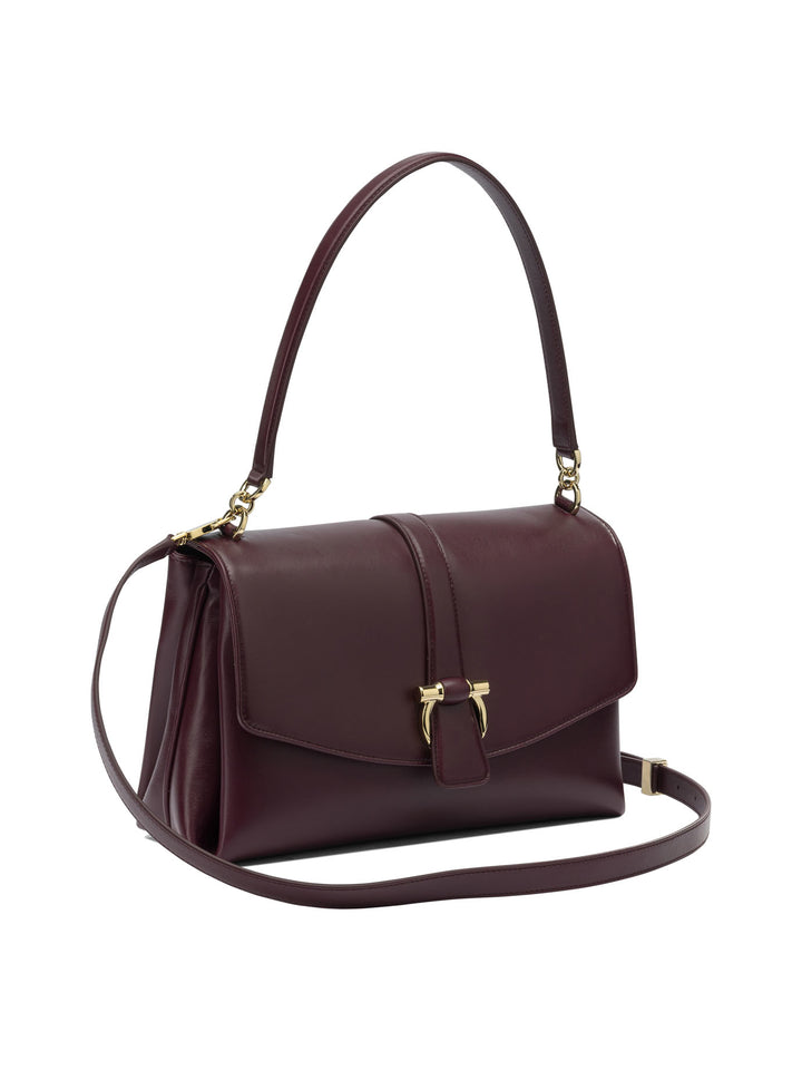 Ferragamo Leather Handbag Handbags - Bordeaux | 1d601b31b349f99d8ed76e6942ed3a0230f6ea9d