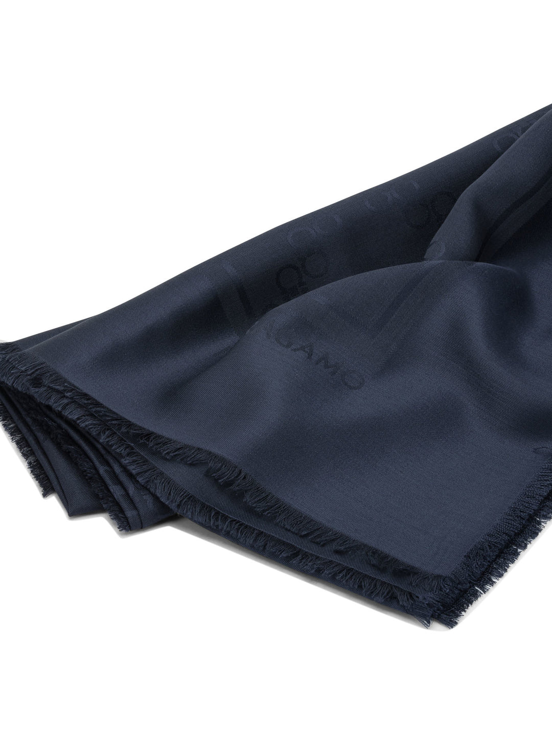 Ferragamo Gancini Silk Scarf Sciarpe & Foulard - Blu | 46bda2d664e16c3e7886d095a988e91c629115d6