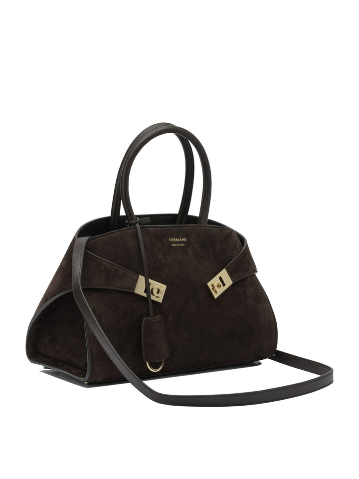 Ferragamo Hug Handbags - Marrone | 4127693b6866c1eb78f67b4fcdb60a418ebcc37b