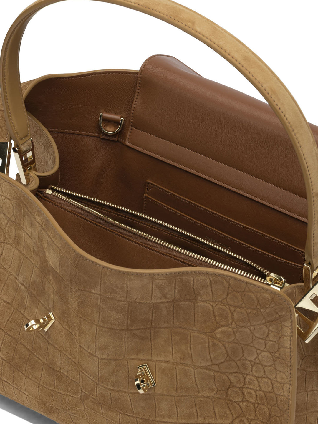 Ferragamo Hug Soft Borse a Spalla e Tracolla - Marrone | 1c546779e57cae8ce5021981d2cd1f92380726db