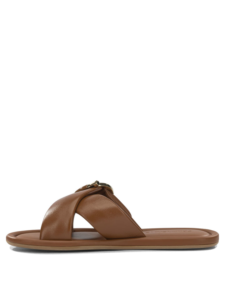 Ferragamo Elyzia Sandali - Marrone | 205a687b50e544ab7e7795184616f140de17f25e