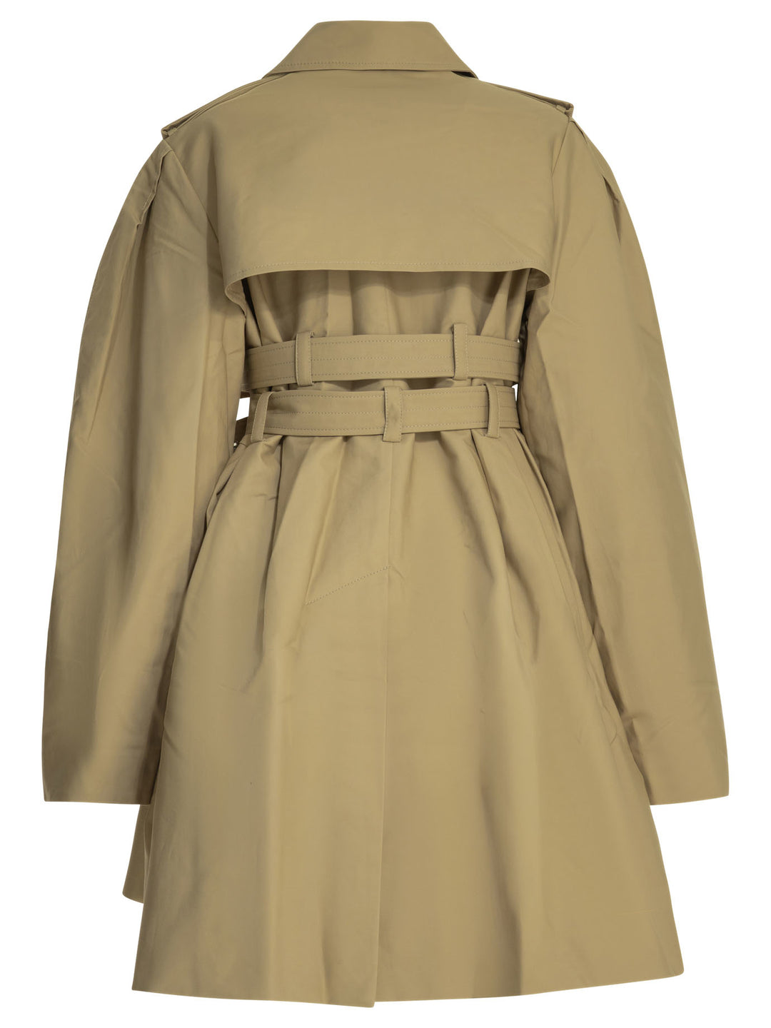 Ganni Cotton Trench Coat Jackets and Coats - Beige | b3c1d977fc9f2402d7ac84c5970ba2e43f973a9d