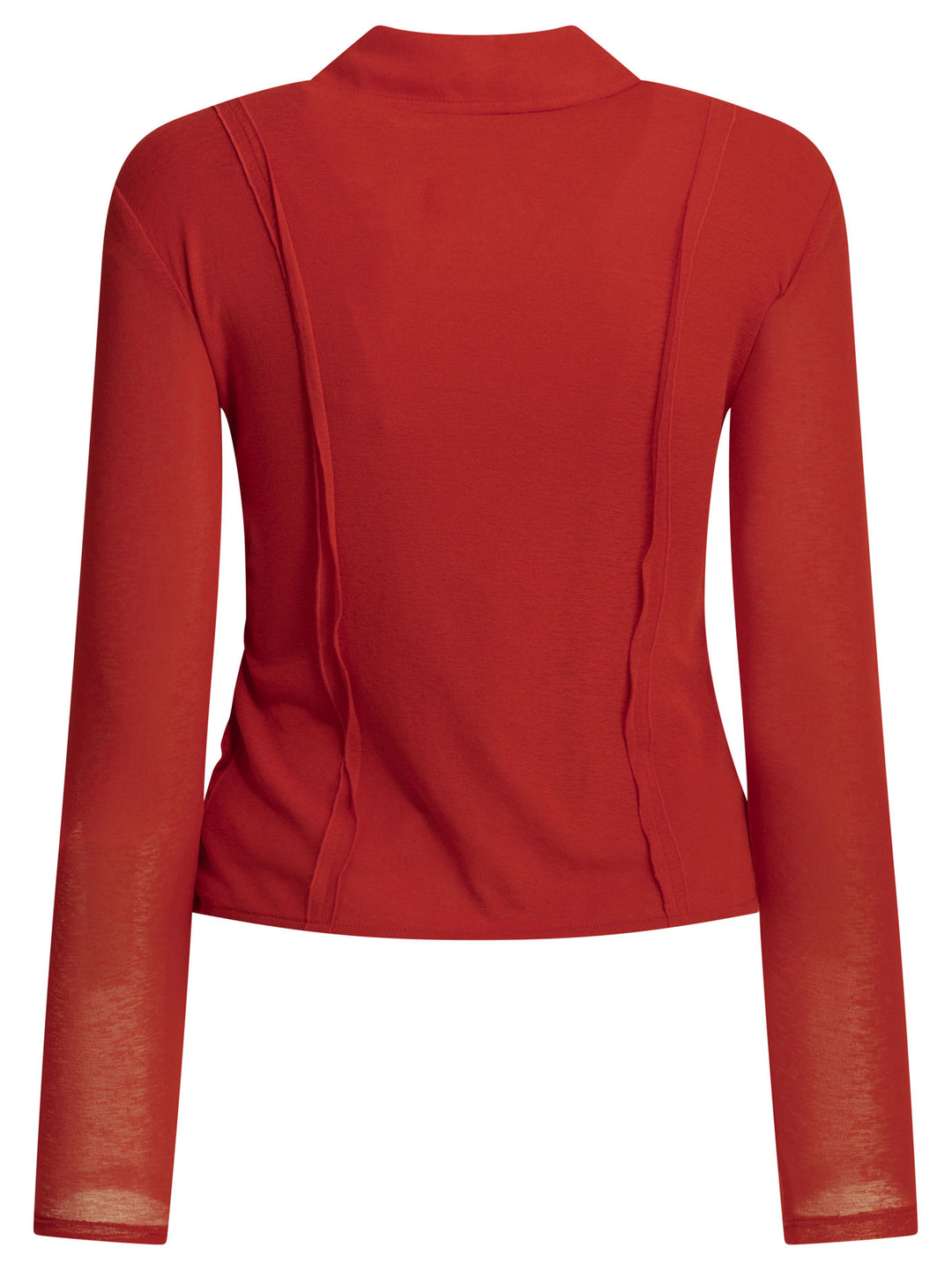 Ganni Polo Shirt With Buttons Polo shirts - Rosso | d53131d9465940c737342880a561d749a3e47229