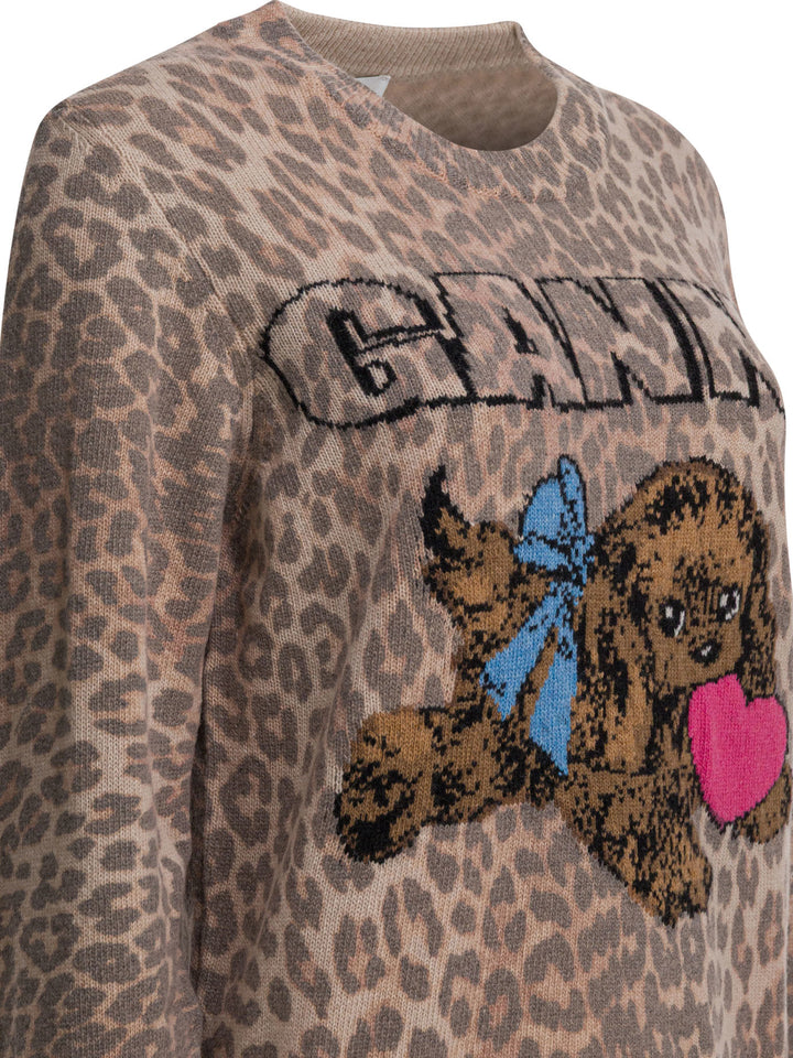Ganni Puppy Knitwear - Marrone | 4e9728c2c47997ea4da309a56ad178eb56a4814d