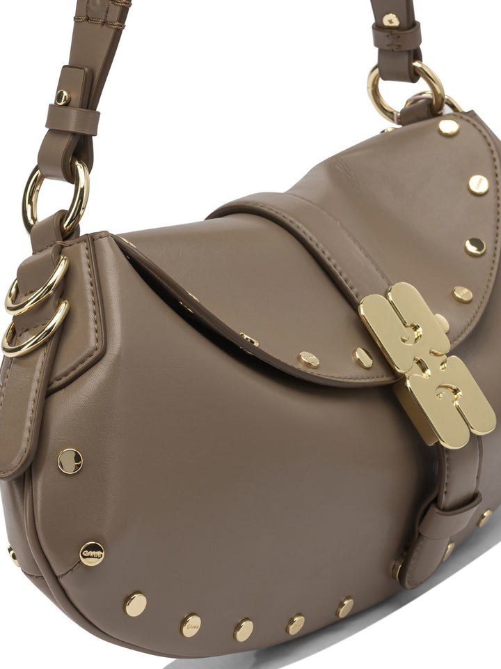 Ganni B-Kat Borse a Spalla e Tracolla - Marrone | a8274861317c04eea4c196fef9249cdea8620bec