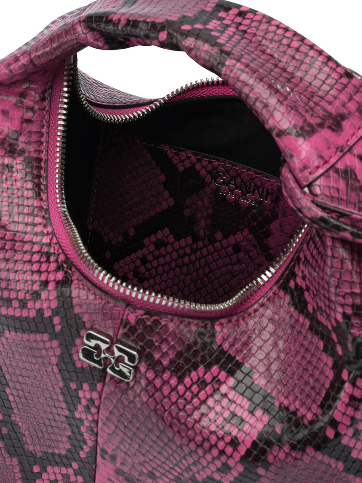 Ganni Hobo Handbags - Fucsia | 534255dcd383a6ccc2cb8d6f136d43bd18e2ec03