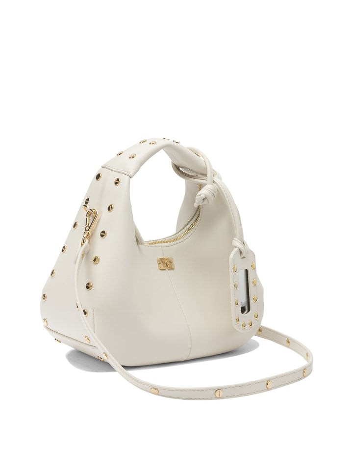 Ganni Hobo Handbags - Bianco | 8662453f3c509ce52ed6b378e100915a51bb1095
