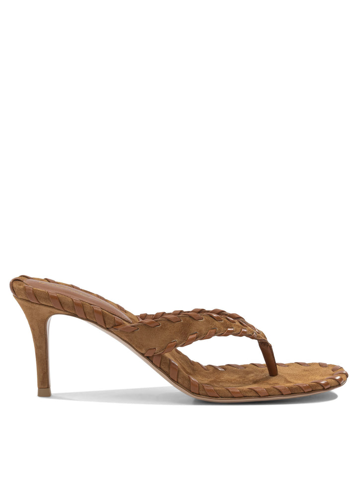 Gianvito Rossi Heeled Sandali - Marrone | e1a7cf5a4977b39fe9a8e365052b1667cf1e37e7