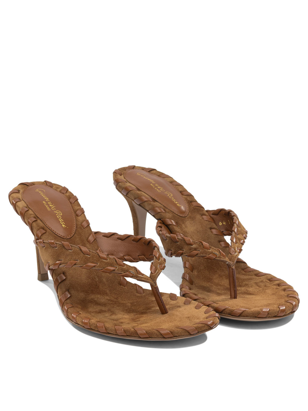 Gianvito Rossi Heeled Sandali - Marrone | 31e5934e0478f4eb141ebe1ae3109f689b754bd8