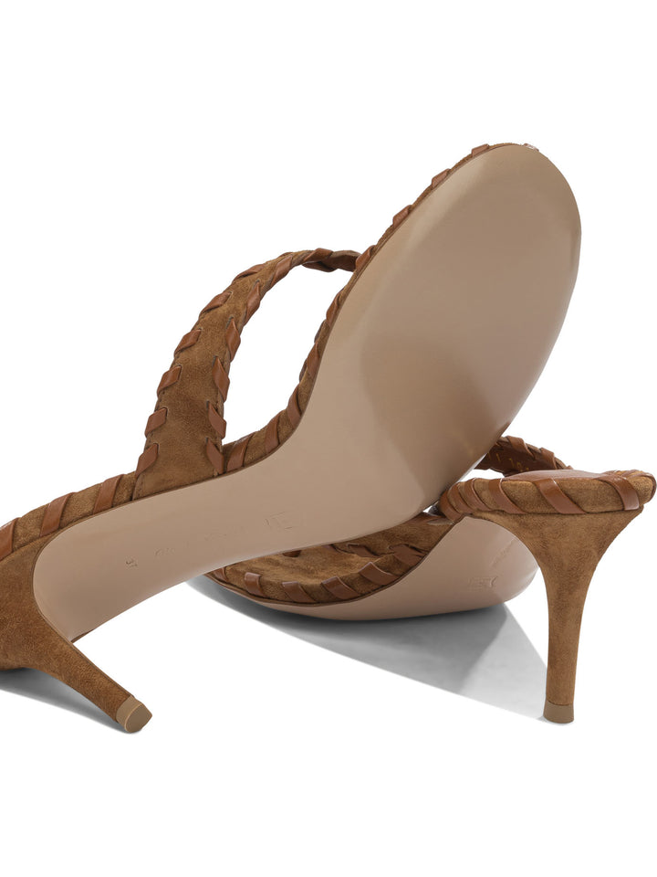 Gianvito Rossi Heeled Sandali - Marrone | 16f0956f4a40530e1ce38ce64e09b8d68f399d52