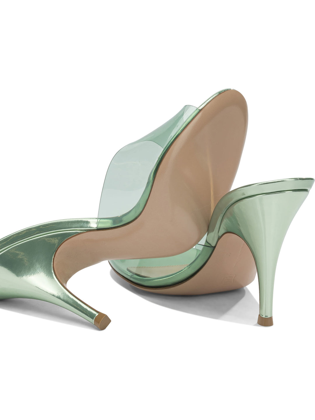 Gianvito Rossi Sofia 95 Mm Heeled shoes - Verde | 7ce76566c231103780155f57229c739654599c44