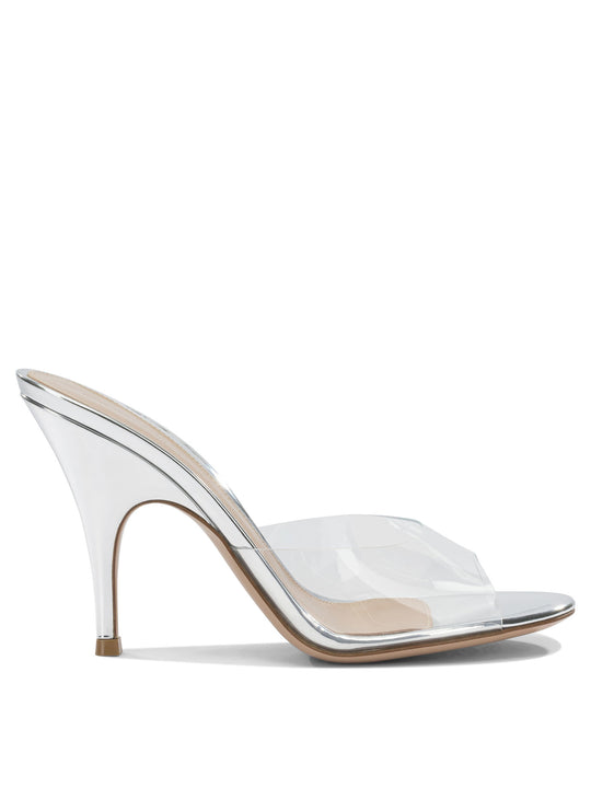 Sofia 95 Mm Heeled Shoes Silver