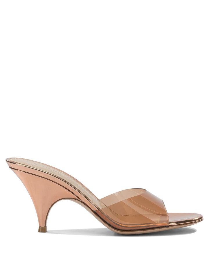 Gianvito Rossi Sofia 70 Mm Heeled shoes - Bronze | 26ae4a9d595bb04fa5bf3dde457b1a7367838570