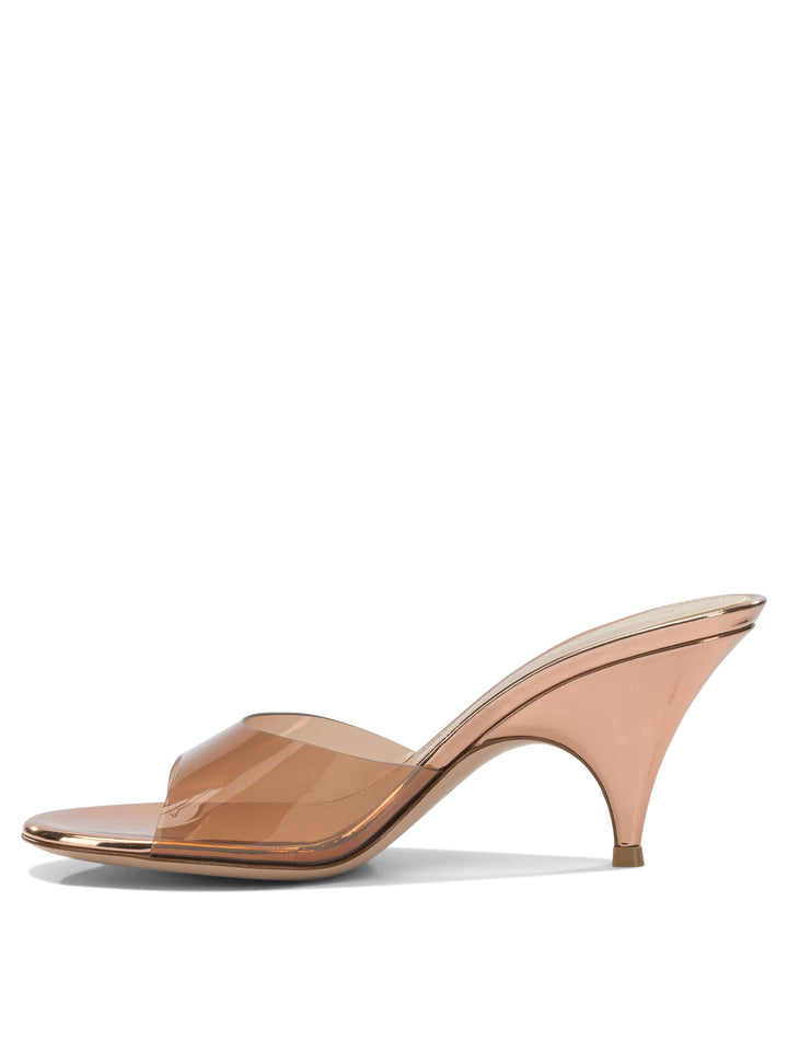 Gianvito Rossi Sofia 70 Mm Heeled shoes - Bronze | 435ca3774276cdeafffd56a01542f1ac55c4861c