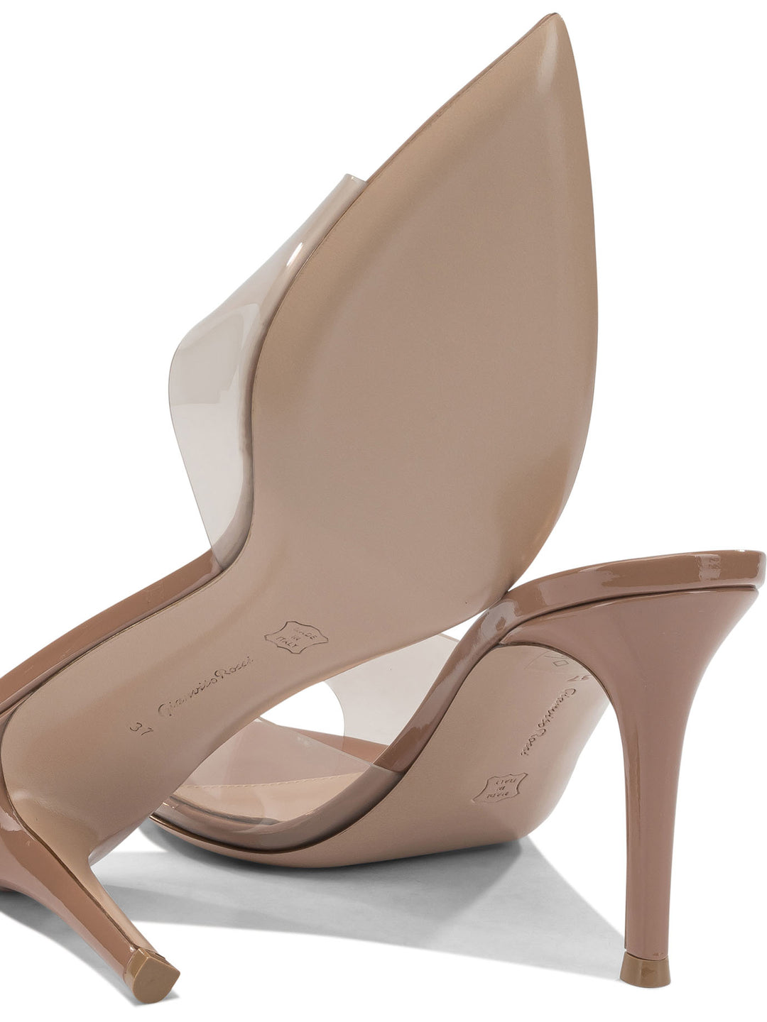 Gianvito Rossi Elle 85 Mm Sandali - Beige | 98230a32b7eb32a19e595fa659814ad9d6833d37